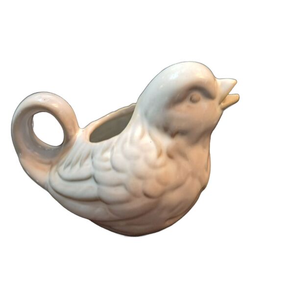 World Market White Cottage BIRD Creamer and Sugar Bowl Set - Picture 7 of 13